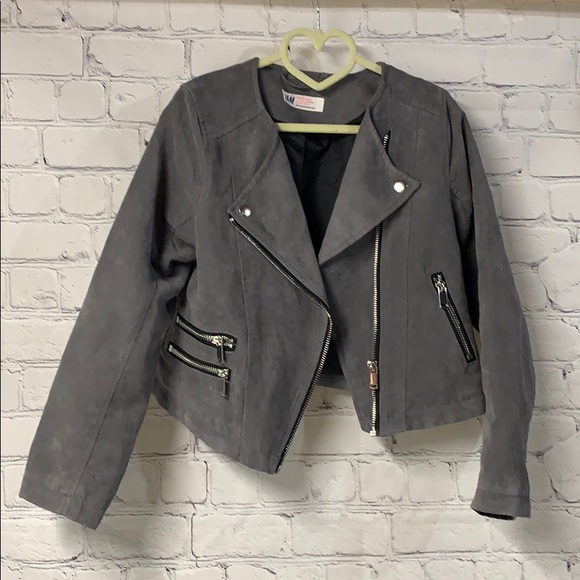 Cool suede like jacket for girls - Picture 1 of 5